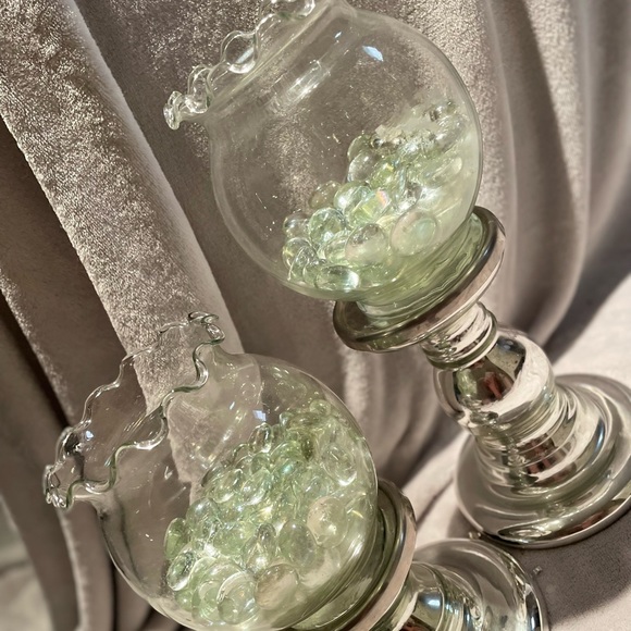 ‼️3/$33‼️ ✨🍶Glass Candle holders🍶✨ - Picture 2 of 5